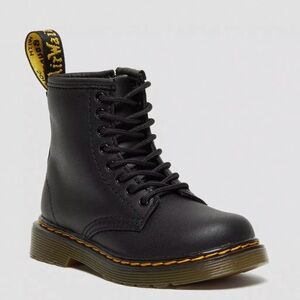 Dr. Martens Black Lace-Up Combat Boots Toddler 8